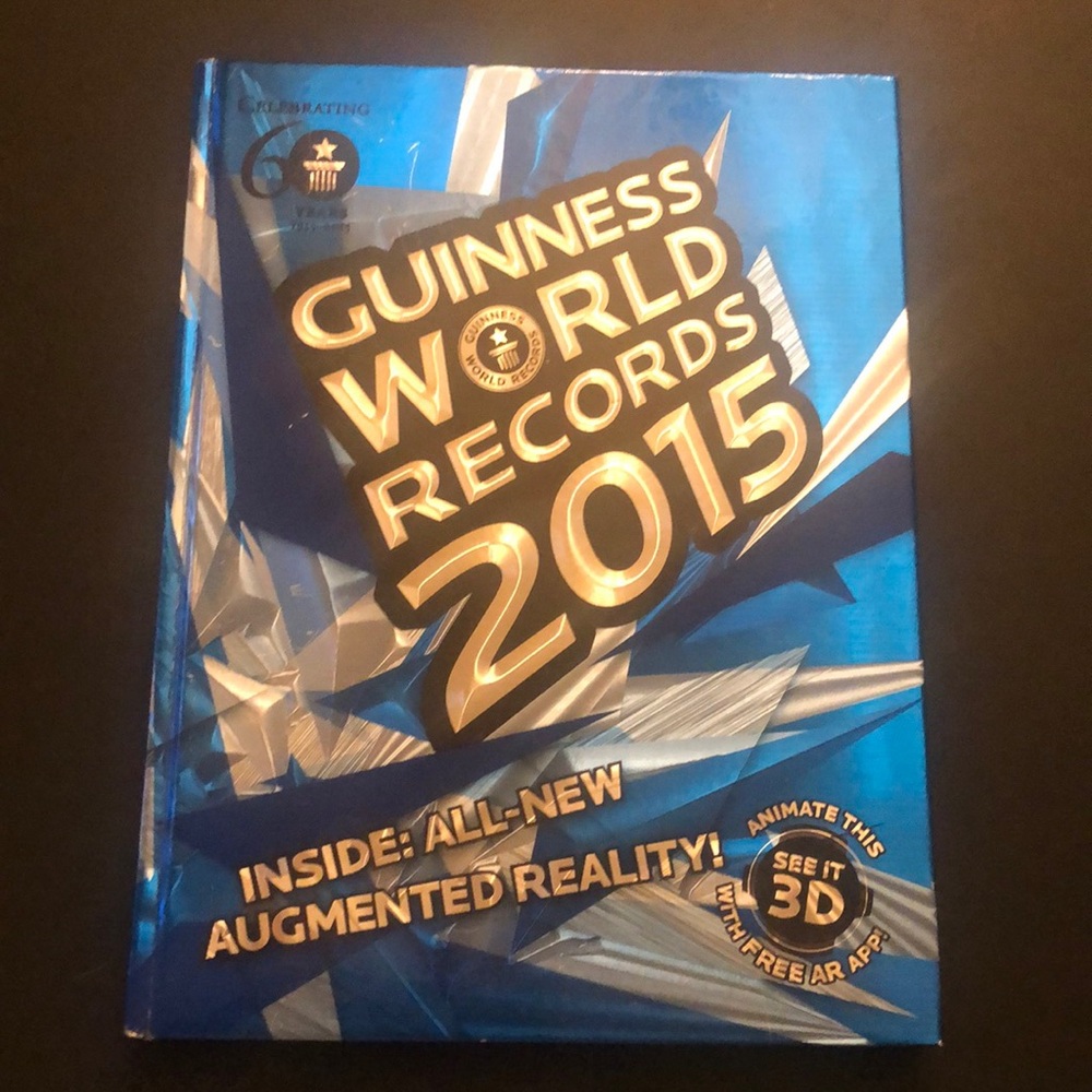 Guinness World Records 2015 60th Anniversary Hardcover Book